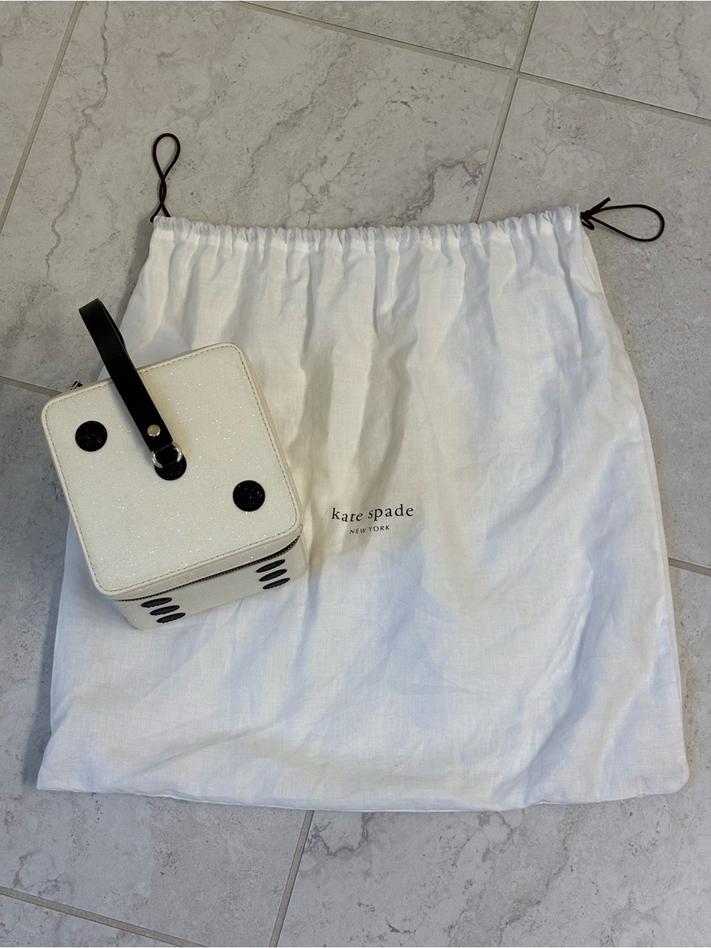Kate Spade “Roll the Dice” Cube Handbag, Vintage, NWOT - Picture 8 of 12